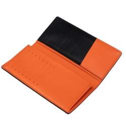 Pre Owned محفظة لوي فيتون برازا جلد دامييه برتقالية