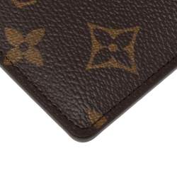 Pre Owned Louis Vuitton Fuchsia Monogram Canvas Card Holder