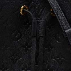 Pre Owned Louis Vuitton Black Monogram Empreinte NéoNoé MM Bag