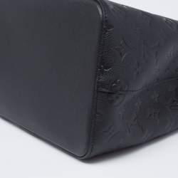 Pre Owned Louis Vuitton Black Monogram Empreinte NéoNoé MM Bag
