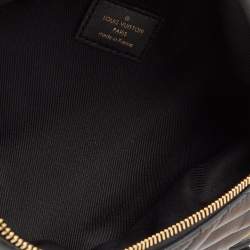 Pre Owned Louis Vuitton Black Leather New Wave Belt Bag