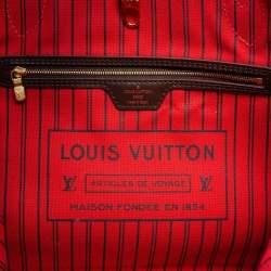 Louis Vuitton Damier Ebene Canvas Tara Martin Edition Neverfull MM Bag