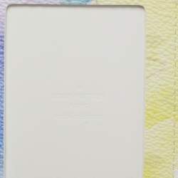 Pre Owned حافظة بطاقات بحمالة لوي فيتون كانفاس مياة ألوان مونوغرامي متعدد الألوان