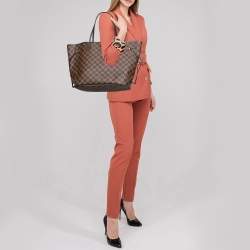 Louis Vuitton Damier Ebene Canvas Neverfull MM Bag