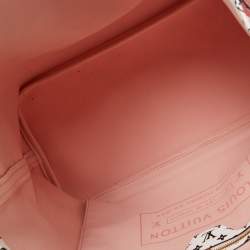 Pre Owned حقيبة لوي فيتون نيفر فول كانفاس مونوغرامي غاينت أحمر متوسطة