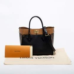 مملوكة مسبقًا Louis Vuitton Black Monogram Canvas and Leather On My Side MM Bag