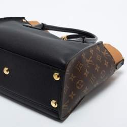 مملوكة مسبقًا Louis Vuitton Black Monogram Canvas and Leather On My Side MM Bag