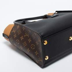 مملوكة مسبقًا Louis Vuitton Black Monogram Canvas and Leather On My Side MM Bag