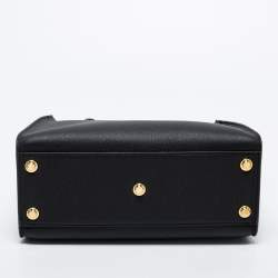 مملوكة مسبقًا Louis Vuitton Black Monogram Canvas and Leather On My Side MM Bag