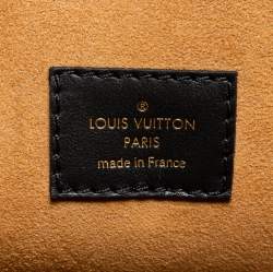 مملوكة مسبقًا Louis Vuitton Black Monogram Canvas and Leather On My Side MM Bag