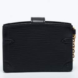 Louis Vuitton Black Epi Leather Trunk Multicartes Wallet