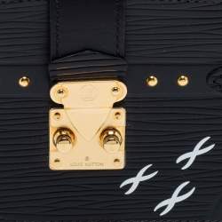 Louis Vuitton Black Epi Leather Trunk Multicartes Wallet