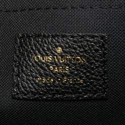 Pre Owned Louis Vuitton Black Monogram Empreinte Leather Daily Pouch