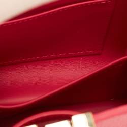 مملوكة مسبقًا Louis Vuitton Rose Pondichéry Pink/Coquille/Fresh Pink Taurillon Leather Capucines Mini Bag