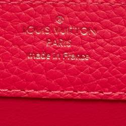 مملوكة مسبقًا Louis Vuitton Rose Pondichéry Pink/Coquille/Fresh Pink Taurillon Leather Capucines Mini Bag