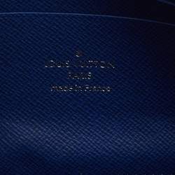 Pre Owned Louis Vuitton Blue Monogram Eclipse Canvas Discovery PM Pochette