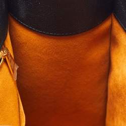 Pre Owned Louis Vuitton Black Giant Monogram Empreinte Leather Onthego MM Bag
