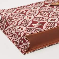 Pre Owned Louis Vuitton Bordeaux Since 1854 Jacquard Petit Sac Plat Bag