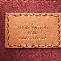 Pre Owned Louis Vuitton Bordeaux Since 1854 Jacquard Petit Sac Plat Bag