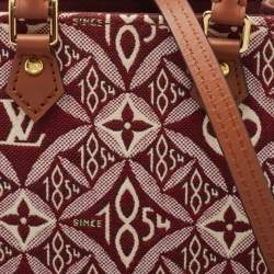 Pre Owned Louis Vuitton Bordeaux Since 1854 Jacquard Petit Sac Plat Bag