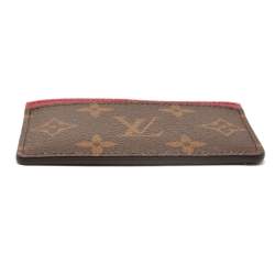 Louis Vuitton Fuchsia Monogram Canvas Card Holder