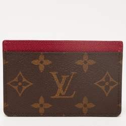 Louis Vuitton Fuchsia Monogram Canvas Card Holder