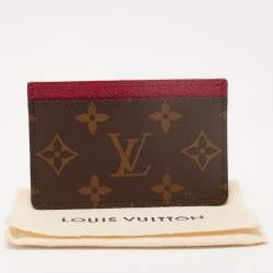 Louis Vuitton Fuchsia Monogram Canvas Card Holder