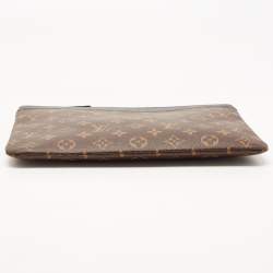 Pre Owned Louis Vuitton Black Monogram Canvas Daily Pouch