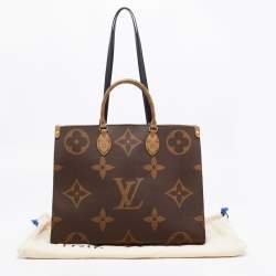 Pre Owned Louis Vuitton Reverse Monogram Canvas Giant Onthego GM Bag