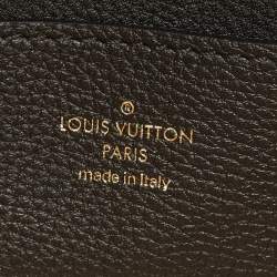 Pre Owned Louis Vuitton Black Leather Pont 9 Soft MM Bag