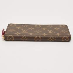 Louis Vuitton Fuchsia Monogram Canvas Clemence Wallet