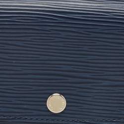 Louis Vuitton Blue Marine Epi Leather Emilie Wallet