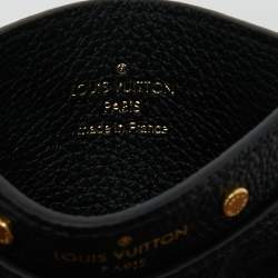 Louis Vuitton Black Monogram Empreinte Leather Card Holder