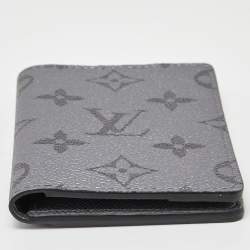Louis Vuitton Silver Monogram Canvas and Taiga Leather Pocket Organizer