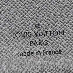 Louis Vuitton Silver Monogram Canvas and Taiga Leather Pocket Organizer