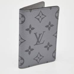 Louis Vuitton Silver Monogram Canvas and Taiga Leather Pocket Organizer