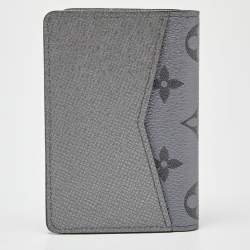 Louis Vuitton Silver Monogram Canvas and Taiga Leather Pocket Organizer