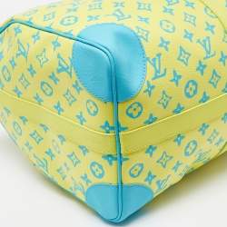 مملوكة مسبقًا Louis Vuitton Lime Monogram Playground Canvas Keepall 50 Bandouliere Bag