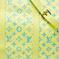 مملوكة مسبقًا Louis Vuitton Lime Monogram Playground Canvas Keepall 50 Bandouliere Bag