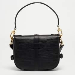 Pre Owned Louis Vuitton Black Epi Leather Saumur BB Bag