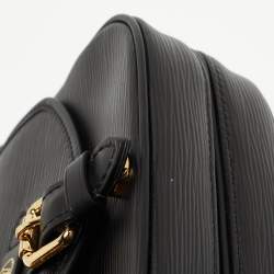 Pre Owned Louis Vuitton Black Epi Leather Saumur BB Bag