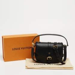 Pre Owned Louis Vuitton Black Epi Leather Saumur BB Bag