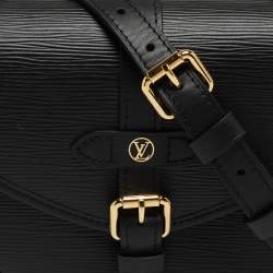 Pre Owned Louis Vuitton Black Epi Leather Saumur BB Bag