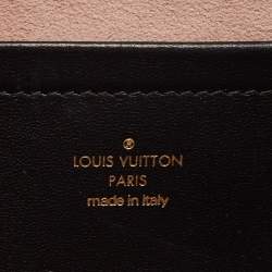 Pre Owned Louis Vuitton Black Monogram Leather Coussin Pochette Bag 