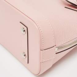 Pre Owned Louis Vuitton Rose Ballerine Epi Leather Alma BB Bag