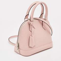 Pre Owned Louis Vuitton Rose Ballerine Epi Leather Alma BB Bag