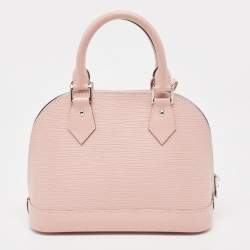 Pre Owned Louis Vuitton Rose Ballerine Epi Leather Alma BB Bag