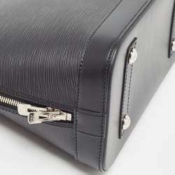 Pre Owned Louis Vuitton Black Epi Leather Alma PM Bag