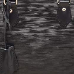 Pre Owned Louis Vuitton Black Epi Leather Alma PM Bag