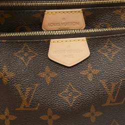 Pre Owned Louis Vuitton Khaki Monogram Canvas Multi Pochette Accessories Bag